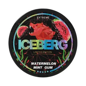 Iceberg Watermelon Mint Gum bolsas de nicotina